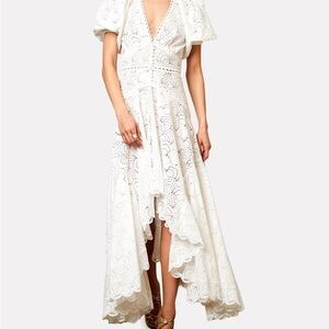 Acler Cookes Lace High Low Dress